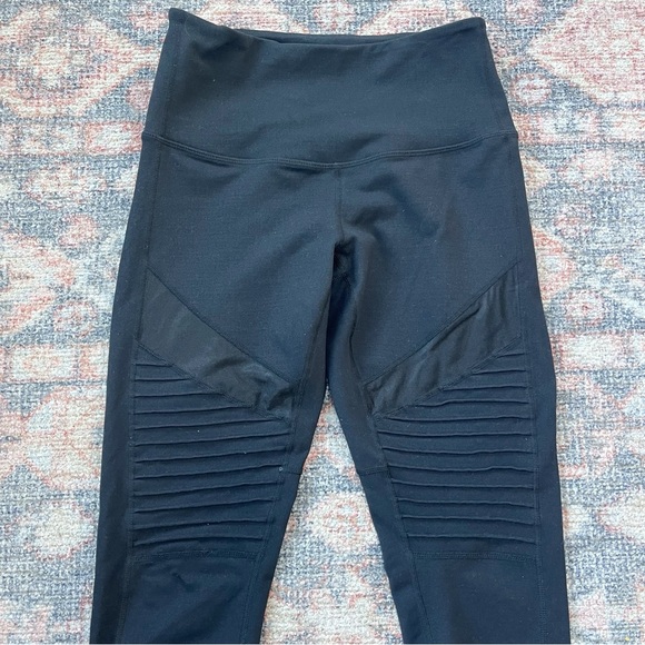 Zella Autumn High Waist Moto Ankle Leggings - Black - Small - Picture 8 of 10